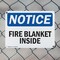 Signmission Fire Blanket Inside OSHA Notice Sign, Plastic, 10in W x 7in L, 2PK OS-2PACK-NS-P-710-L-12552 - alternate 7